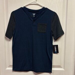 Tony Hawk Blue and Gray Button Down Shirt